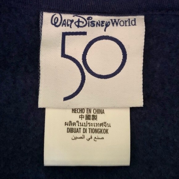 Walt Disney World 50th Anniversary Pullover Cropped Hoodie for Women Size Small - Picture 4 of 7